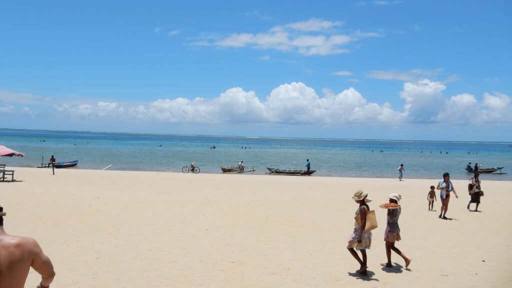 The beach of Ile Sainte Marie in Madagascar